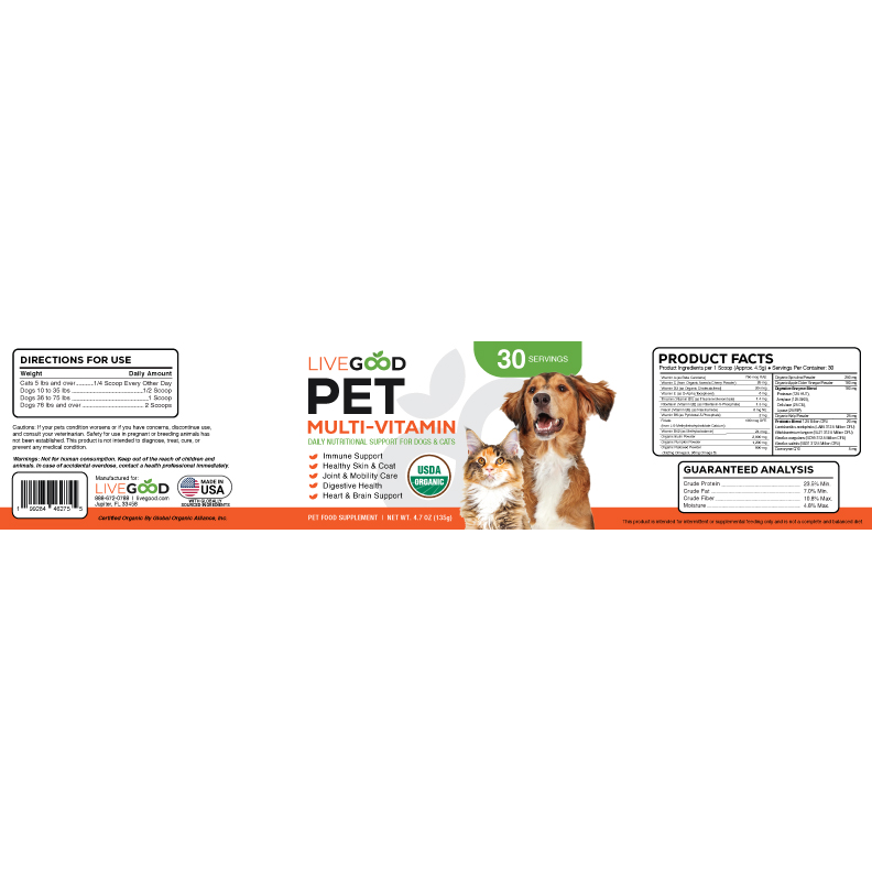 Organic Pet Multi-Vitamin