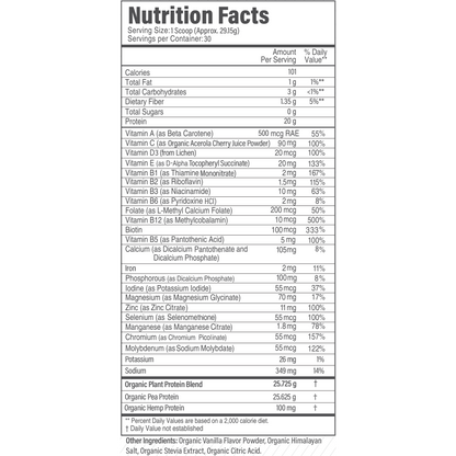 Organic Complete Plant-Based Protein