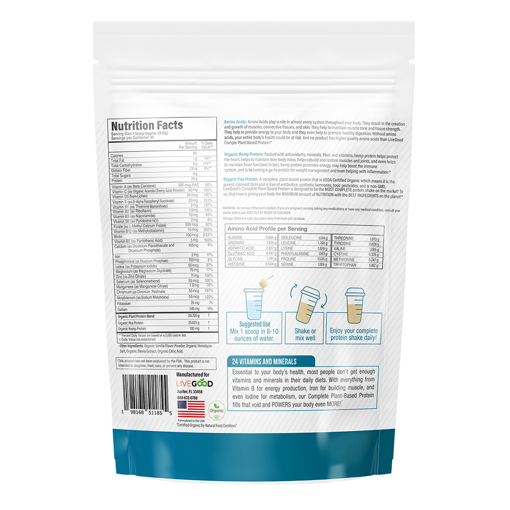 Organic Complete Plant-Based Protein